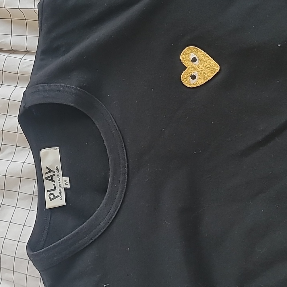 Comme De Garcon PLAY black t-shirt